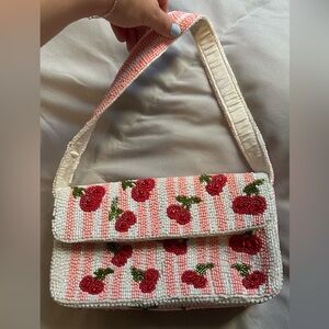 Beaded Cherry Handbag